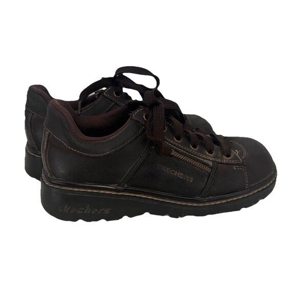 Vintage Skechers Platform Jammers Chunky Lug Sole Shoes Women Size 8 Zipper Y2K - Picture 6 of 13
